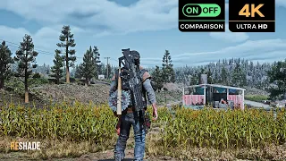 days gone ray traced gi graphics mod photorealistic and filmic reshades 4k 