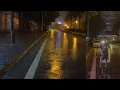 Torrential Rain on Canada Street with Heavy Thunder - Real Rain and Thunderstorm Sounds for Sleeping