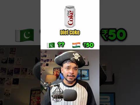 India Vs Pakistan Food Prices🤠! #ytshorts #facts #quiz
