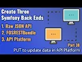 Create Three Symfony Back Ends - Part