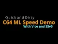 1-min quickie C64 BASIC and Machine Language Execution Speeds