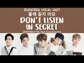 Download Lagu [LYRICS/가사] SEVENTEEN (세븐틴) - Don't Listen In Secret (몰래 듣지 마요) [Going Seventeen 3rd Mini Album]