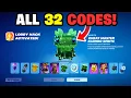 ALL 30 LOBBY HACK Codes in Fortnite Season 4 All Codes