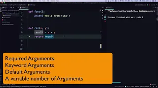 29 function arguments in python Python For Absolute Beginners