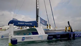 ARKEA ULTIM Challenge Race Around World. #2 (Eng) 6 32m Foiling Catamarans. French Sailor Superstars