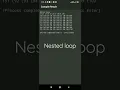 nested loop c language tutorial for beginners