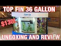 Top Fin 36 Gallon Bowfront Unboxing And Review My Biggest Aquarium Yet