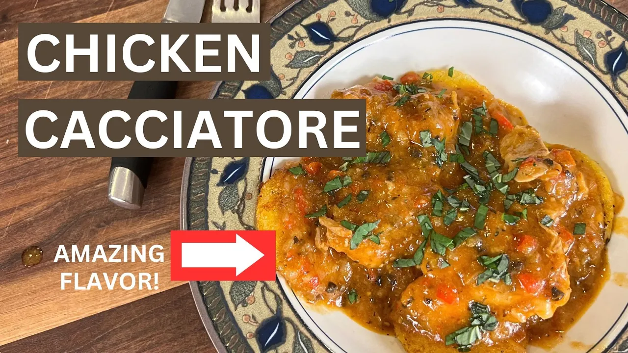 Try This Delicious Chicken Cacciatore Recipe - It