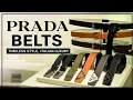 Prada Belts The Perfect Luxury AccessoryPrada Belt Collection Classic to Modern Styles