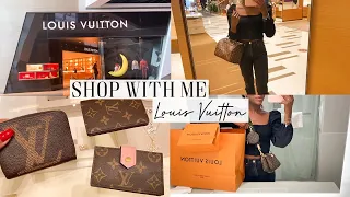 shop with me at louis vuitton purchasing a bag and slg shopping vlog