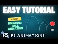 Blender Bouncing Ball Animation Tutorial Beginner 3D Animation Tutorial Easy Blender Guide