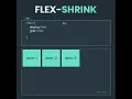 Learn Flexbox flex-shrink in 14 seconds