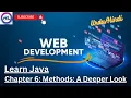 Chapter 6 Methods A Deeper Look Learn Java Programming in 2023-youtube