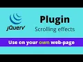 JQuery scrolling effects animation - JQuery Plugin