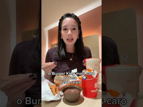 O DIA Q EU PAGUEI 288,00 PRA COMER BK 🤣 PQ NA SUÍÇA TUDO É MT CARO 💴😢 #suiça