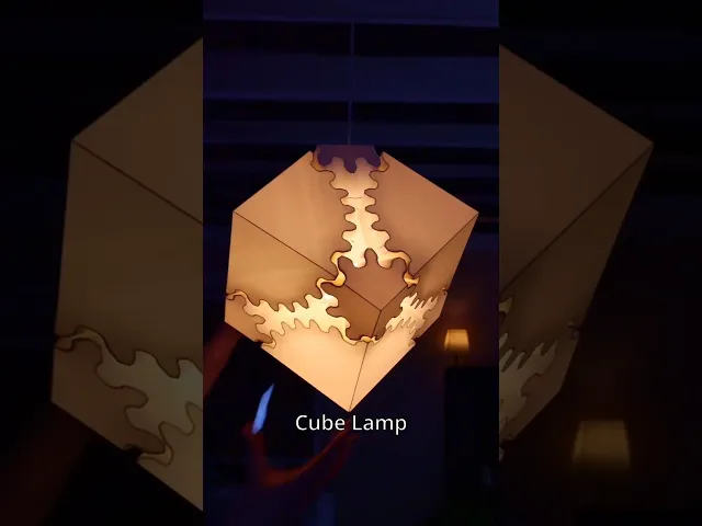 Gear Cube Lamp Ceiling video thumbnail