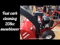 Won t start Troy Bilt snowblower carb cleaning the easy way