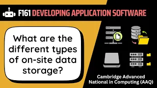 On-Site Storage 1 3 1 OCR AAQ Developing Applications F161