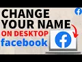 How to Change your Name on Facebook Desktop Laptop PC
