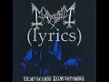 Mayhem - Freezing Moon lyrics