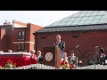 NFA Graduation 2019 Gerald Grabarek representative of NFA Class of 1969