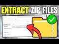 How To Extract Zip Files Folders in Windows 11
