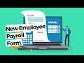 New Employee Payroll Form