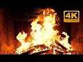 Cozy Fireplace 4K (12 HOURS). Fireplace with Crackling Fire Sounds. Fireplace Ambience