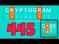 CRYPTOGRAM 445