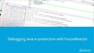 Debugging Java in production with FusionReactor