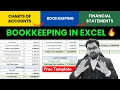 Bookkeeping in Excel Free Template for your Bookkeeping Learning 600 Project Gift