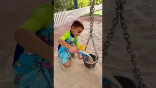 Kids Look Before You Pour Sand
