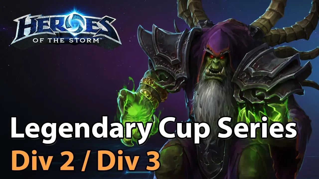 ► Heroes of the Storm: Legendary Cup Match - Div 2 vs. Div 3 - Heroes Lounge