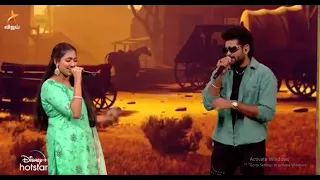 #SruthiSekar \u0026 #SamVishal Amazing performance of Kadhal Ara Onnu Vizundhuche😍 |SS10| Episode Preview