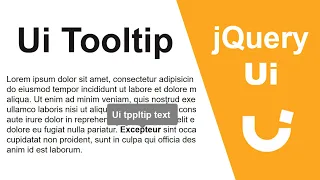 jQuery UI Tooltip Animated Tooltip using jQuery UI