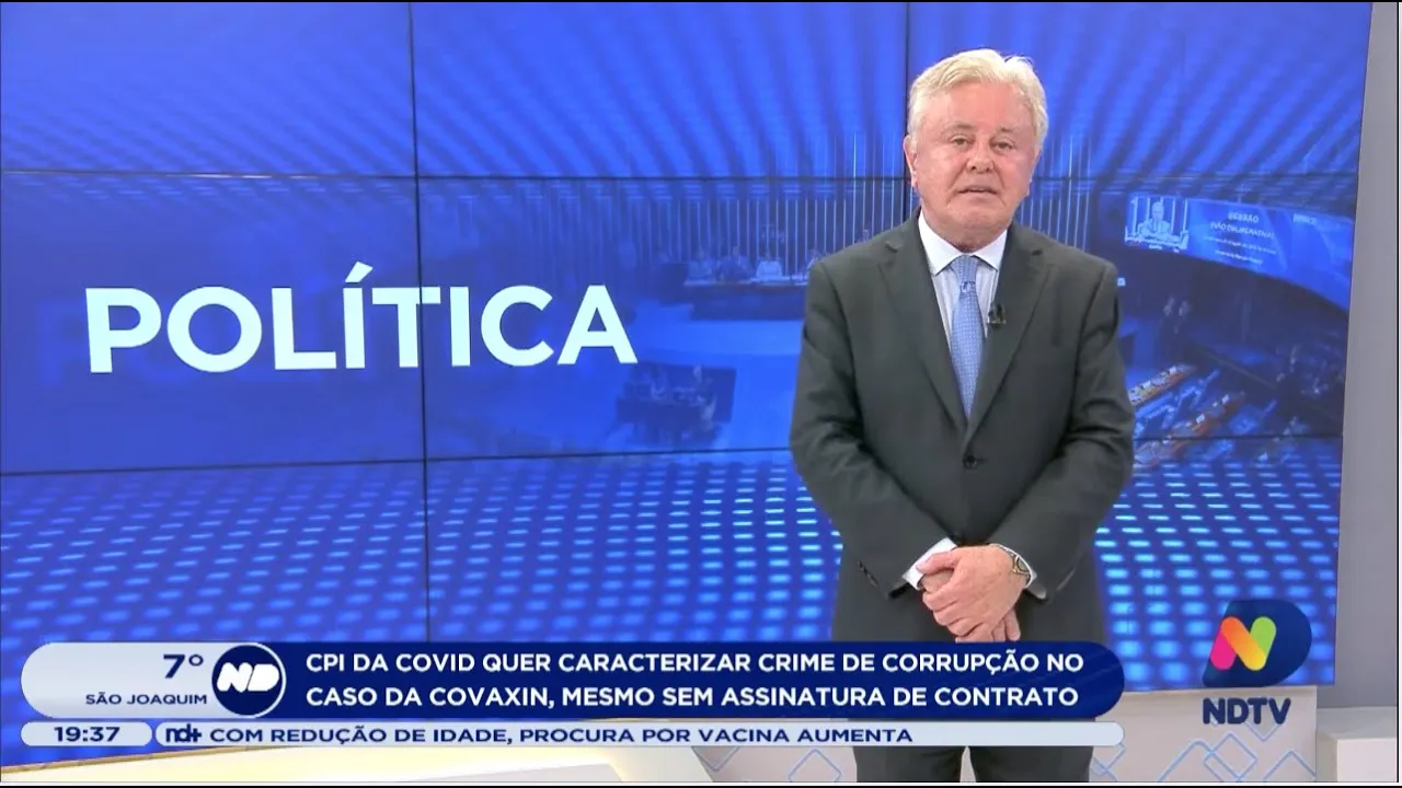 Paulo Alceu: CPI da Covid quer caracterizar crime de corrupção no caso da Covaxin