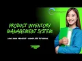Product Inventory Management System - Java Mini Project Complete Tutorial
