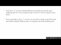 188 Catching Multiple Exceptions or Multiple Catch in Java Programming Hindi