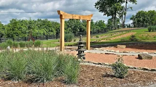 Installing A Japanese Rake Garden At The Farm Old World Garden