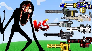 SARAAH (I Heard It Too) vs All TaCZ Minigun in Minecraft