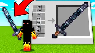 Testando ESPADAS LONGAS de blocos no Minecraft!