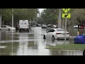 Car Graveyard The Weather Channel Correspondent Justin Michaels on Flooded Roads in Hollywood FL