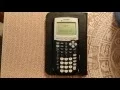 How to Reset Your TI- 86 Calculator to default settings