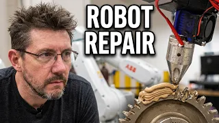 Can a Robot Arm 3D Print Over Broken Parts?