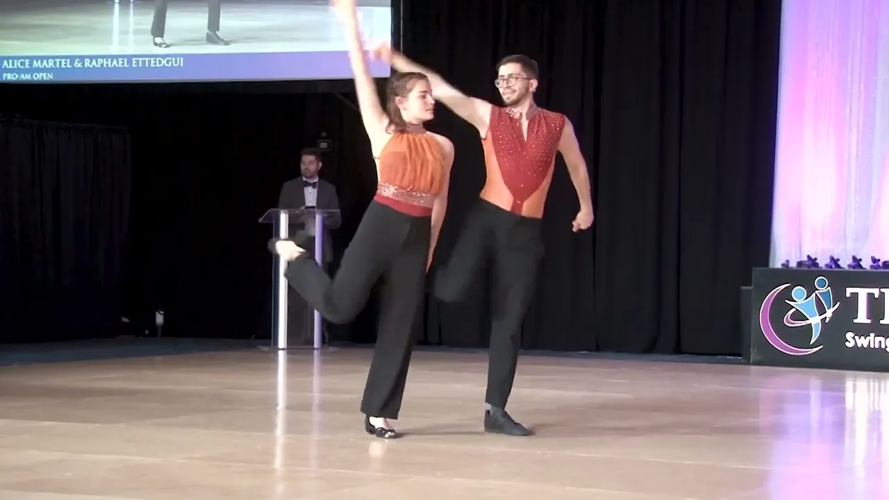 Raphael Ettedgui and Alice Martel - 4th Place Pro-Am Open - Follower - The Open 2024