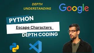 Escape Characters in Python depth coding backs slash full course