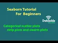 Categorical scatter plots strip plots and swarm plots Seaborn tutorial