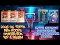 2025-26 TOPPS NBA HOOPS HANGER BOX RIP REVIEW Topps Chrome Basketball Blue X-Fractor Update