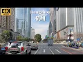 Driving in Hangzhou - the second largest city in eastern China - 4K