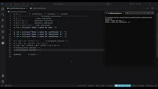 Python OOP Explained with Real Example Cubic Polynomial Program